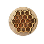 Wooden Coasters Craftwork Honeycomb Heat Proof Mat