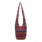 Folk style bag ladies bucket bag ladies handbag shoulder bag linen cloth printing cross selling