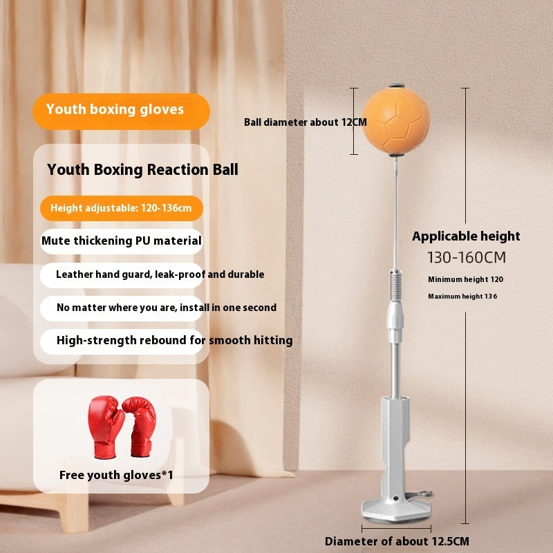 Vertical Boxing Reaction Speed Ball Children Household Vent Sandbag Decompression Focus Mitts