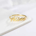 Personalized Name Ring Custom Letter Jewelry for Women-3
