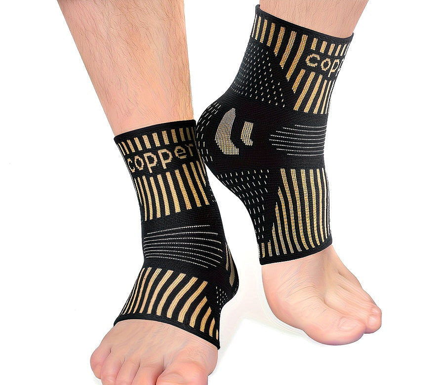 Ankle Support Sleeves Unisex with Arch Heel Stabilization Ideal for Basketball Tennis Running