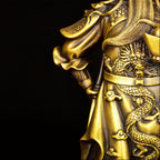 Pure Copper Guan Yu God of Fortune Office Decoration