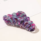 Small  Marble Ponytail Hair Card Acrylic Plate Hair Clip Hair Accessories