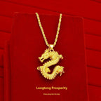 Zodiac Dragon Necklace Personality Fashion Chinese Style