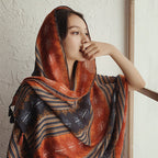 Ethnic Style Scarf Oversized Sunscreen Shawl Dual-use Versatile