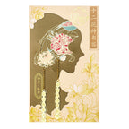 Floral metal bookmarks with tassels for gift packaging