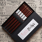 Five pairs of high-end gift chopsticks in gift box