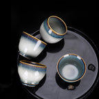 Kiln Changed To Build A Teacup Tianmu Glaze Drawing