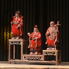 50th Birthday Gifts for Men Fu Lu Shou Sanxing Ceramic Ornaments-1
