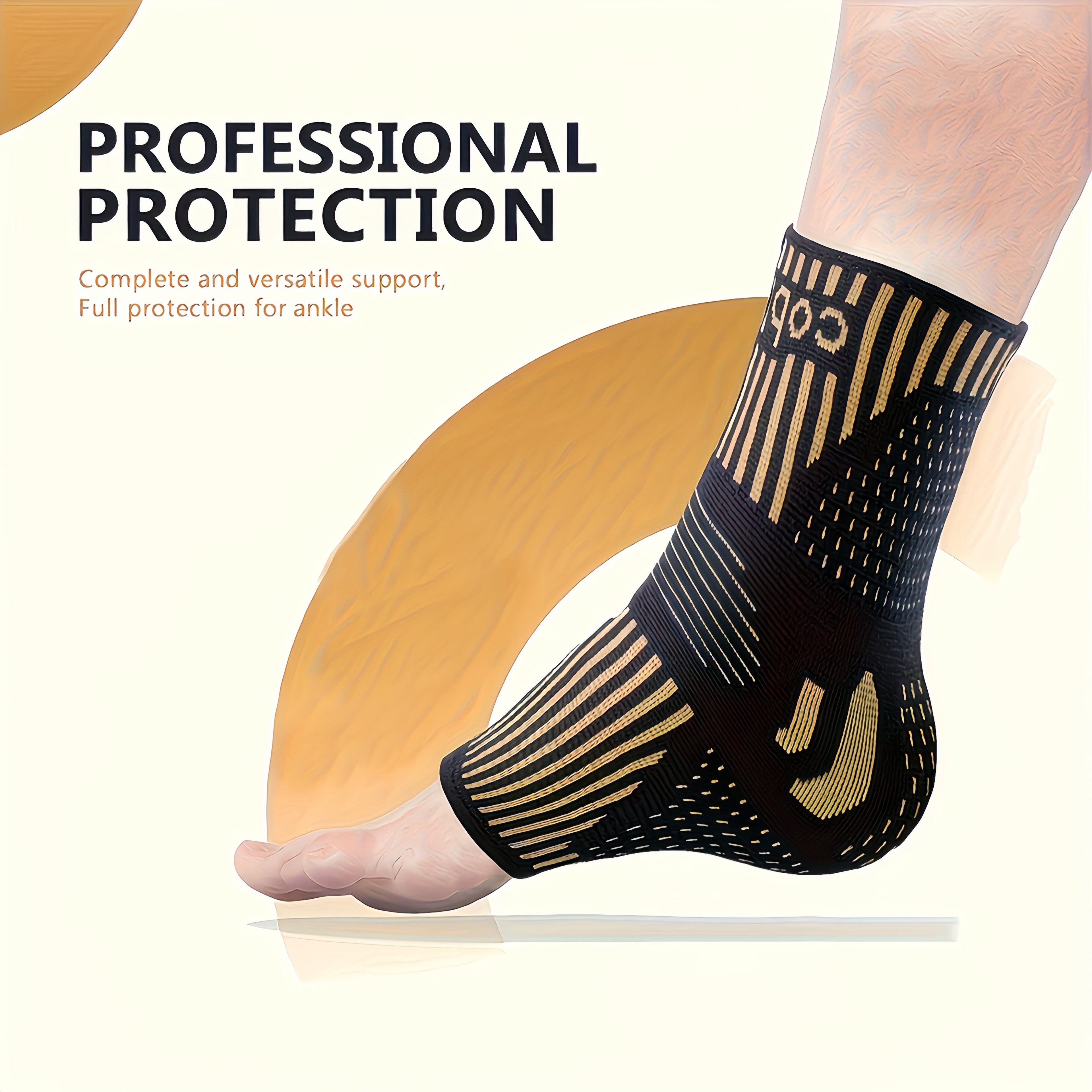 Ankle Support Sleeves Unisex with Arch Heel Stabilization Ideal for Basketball Tennis Running