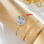 Simple Emerald Bracelet Female Original Design S925 Silver Gemini Bracelet