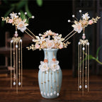 Hanfu hair accessories with Chinese hairpin and crown