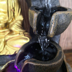 Flowing water Buddha decoration
