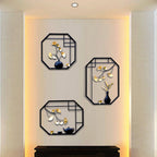 Chinese Style Wall Bedroom Decoration Wrought Iron Pendant