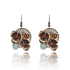 Earrings Agate Dongling Jade Handmade Earrings