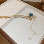 Chinese Style Retro Plum Blossom Branch Tassel Hairpin-5