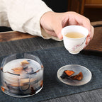 Resin Pine Ink Coasters Tea Utensils Household