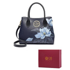 Women's New Stylish Leather Handbag Fashion Chinese Style