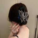 Simple And Versatile Large Back Bow Hairpin