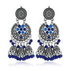 Retro Palace Style Round Earrings Women Earrings