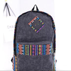 Ethnic style backpack female