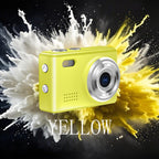 Yellow Mini HD Camera 1080P Pocket-Sized Gift for Teens-1