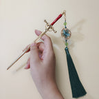 Sword Hairpin Tassel Hairpin Updo Chinese Ancient Style Clothing Accessories Modeling Headdress Hairpin