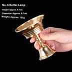 Pure Copper Oil Lamp Holder for Buddha