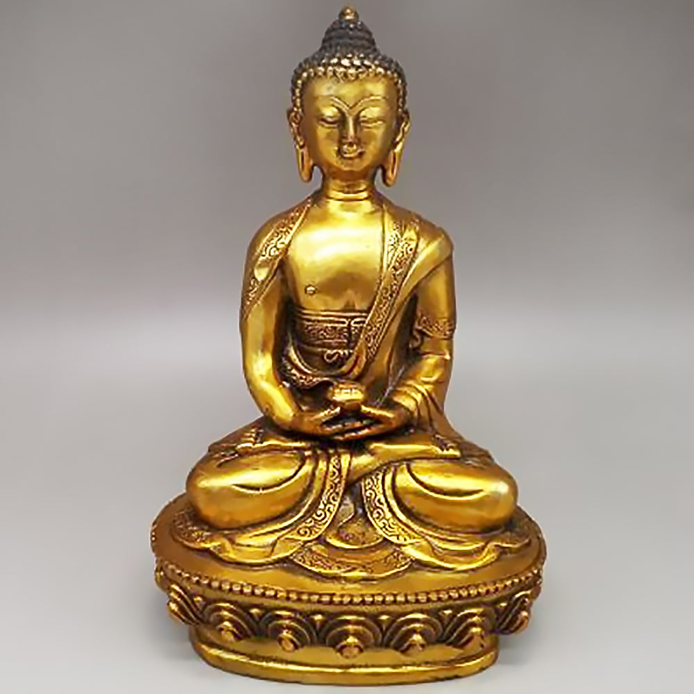 Pure Copper Amitabha Buddha Statue Ornaments