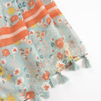 Ethnic Style Shawl Women's Spring and Summer Beach Scarf Striped Desert Scarf