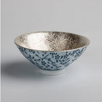 Auspicious Cloud Hat Cup Ceramic Silver-gilt Tea Cup-4
