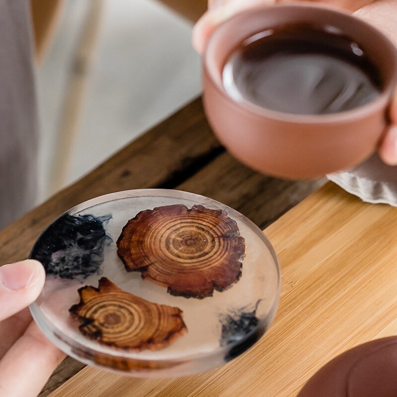 Household Coasters Zen Tea Set Accessories