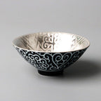 Auspicious Cloud Hat Cup Ceramic Silver-gilt Tea Cup-1