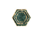 Emerald Natural Marble Placemat Coaster Plate