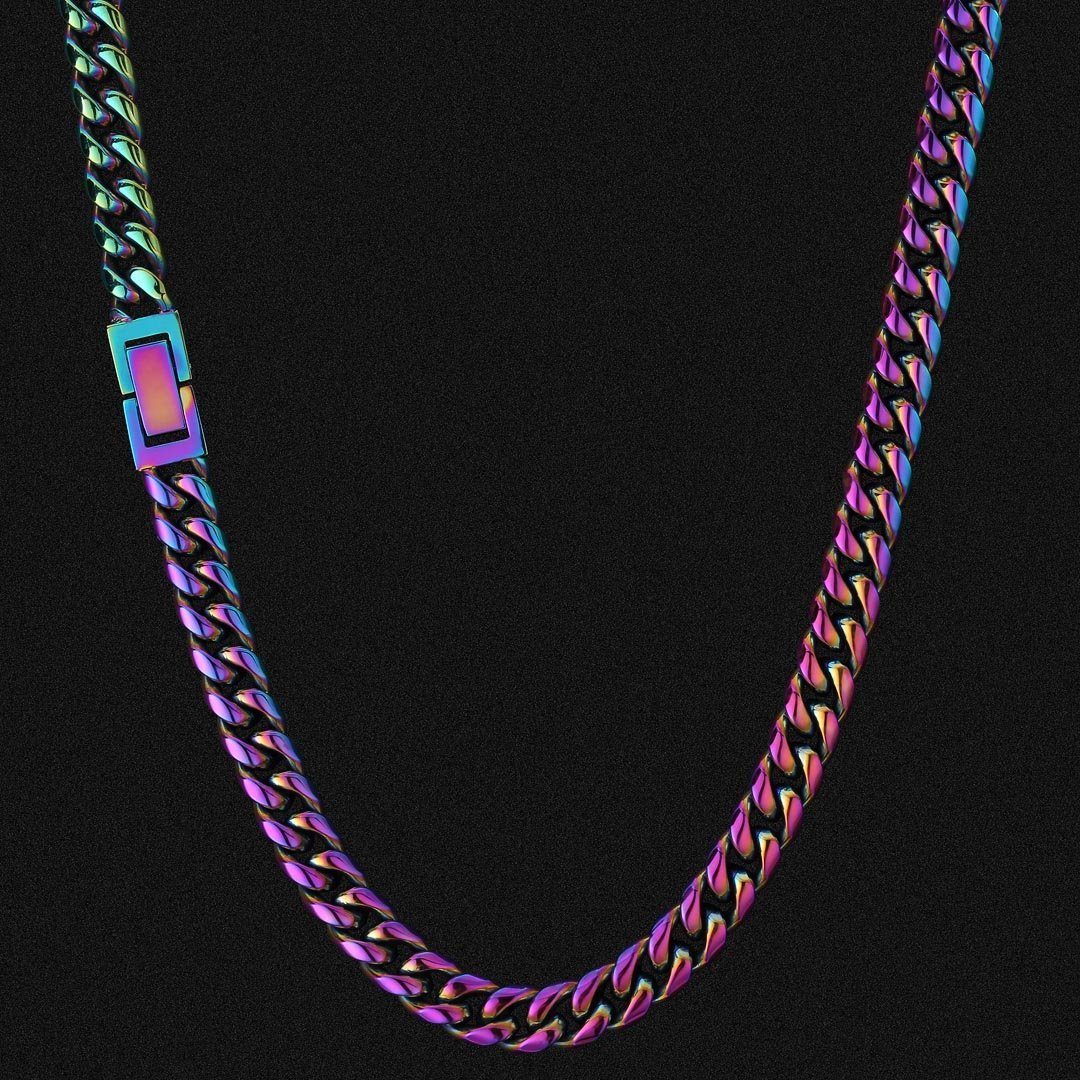 8mm Rainbow Miami Cuban Link Chain
Never fading
Nickel-free
Durable and anti-tarnish
Excellent touch feeling
No allergies
No deformation
Everlasting Shine

Details



Material
Stainless Steel


FinisNecklacesNecklacesdopeplusDOPEPLUS.COM