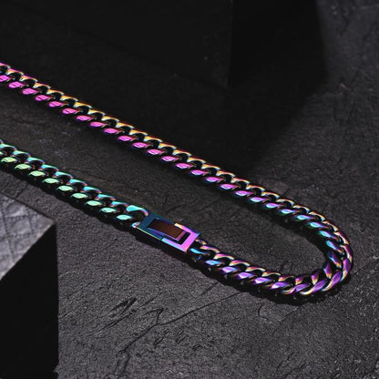 8mm Rainbow Miami Cuban Link Chain
Never fading
Nickel-free
Durable and anti-tarnish
Excellent touch feeling
No allergies
No deformation
Everlasting Shine

Details



Material
Stainless Steel


FinisNecklacesNecklacesdopeplusDOPEPLUS.COM