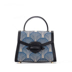 Embroidered Genuine Leather Handbag Chinese Style Purse-6