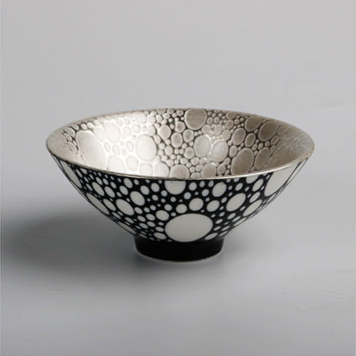 Auspicious Cloud Hat Cup Ceramic Silver-gilt Tea Cup-3