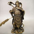 Pure Copper Sword Loyal Guan Gong Ornaments