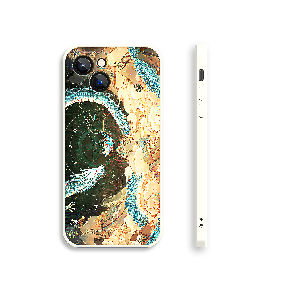 Apple iPhone dragon silicone case with anti-slip design