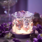 Begonia Crystal Aromatherapy Lamp Romantic Birthday Gift for Her-3