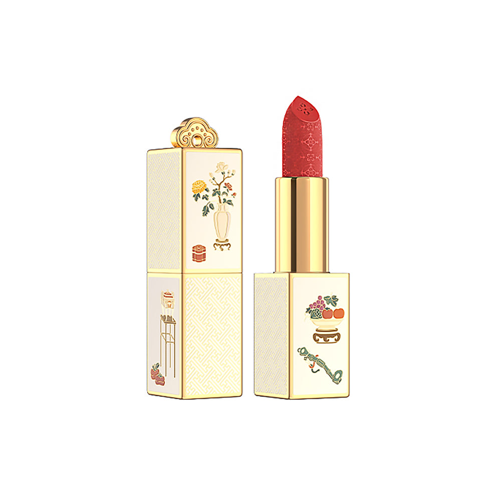 Rosa Red Moisturizing Lipstick Inspired by Classic Oriental Motifs-1