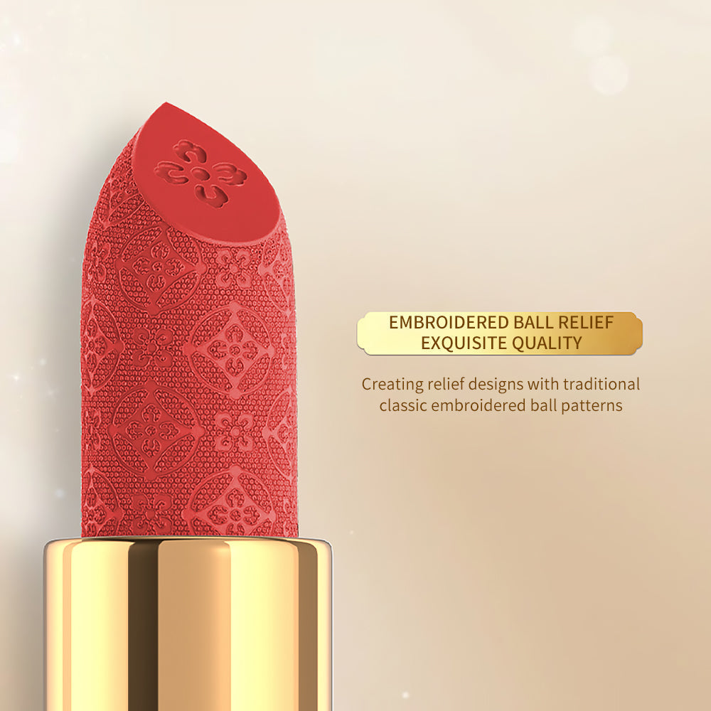 Rosa Red Moisturizing Lipstick Inspired by Classic Oriental Motifs-3