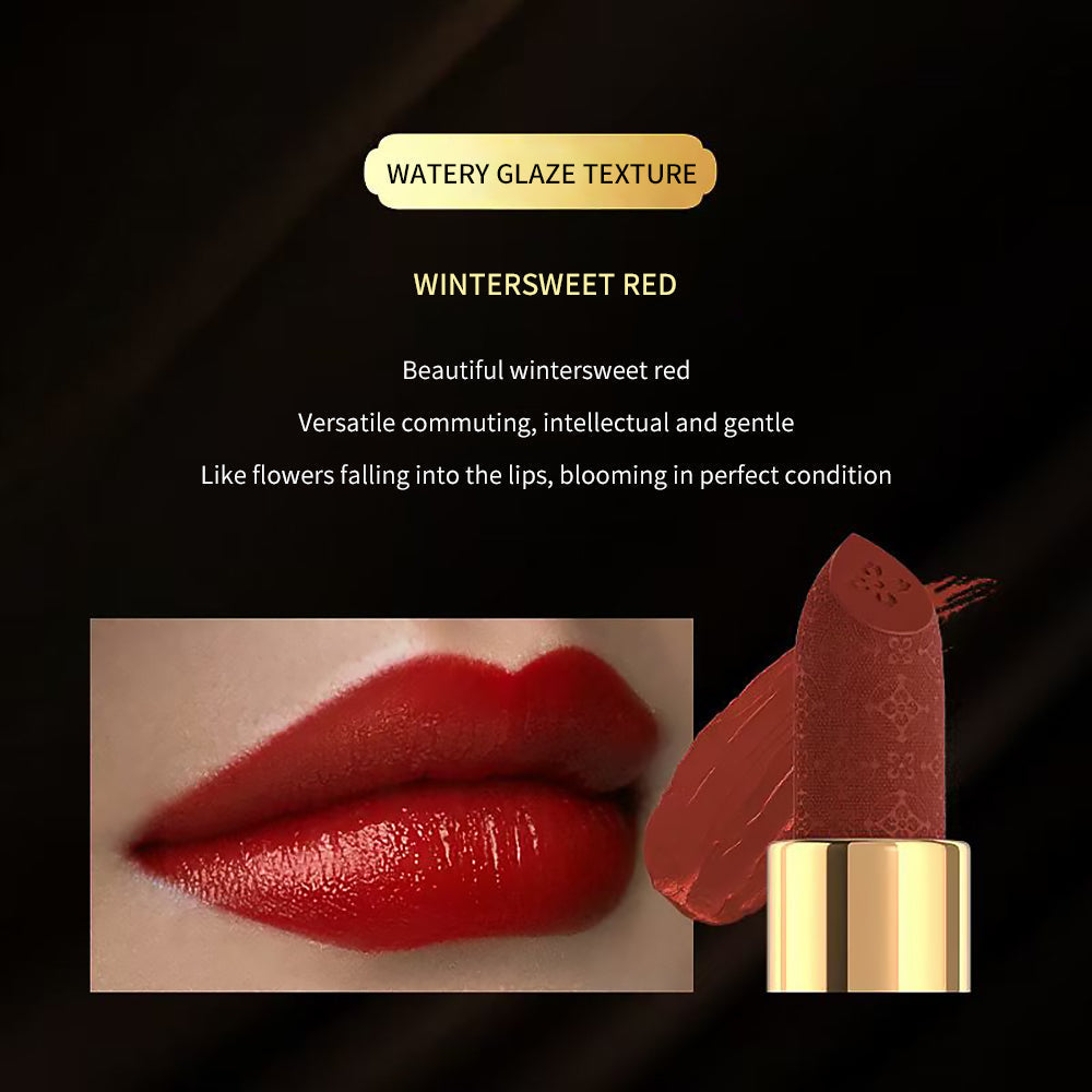 Wintersweet Red Moisturizing Lipstick Inspired by Bogu Aesthetics-4