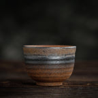 Chinese Kung Fu Tea Cup Antique Rust Glazed Ceramic Teacup-11