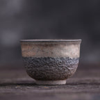 Chinese Kung Fu Tea Cup Antique Rust Glazed Ceramic Teacup