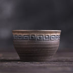 Chinese Kung Fu Tea Cup Antique Rust Glazed Ceramic Teacup-6