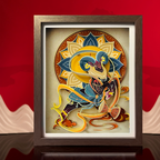 Chinese Zodiac Dunhuang Paper-Cut Ornament Personalized Art Gift-12