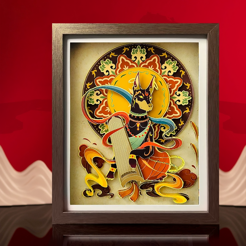 Chinese Zodiac Dunhuang Paper-Cut Ornament Personalized Art Gift-15