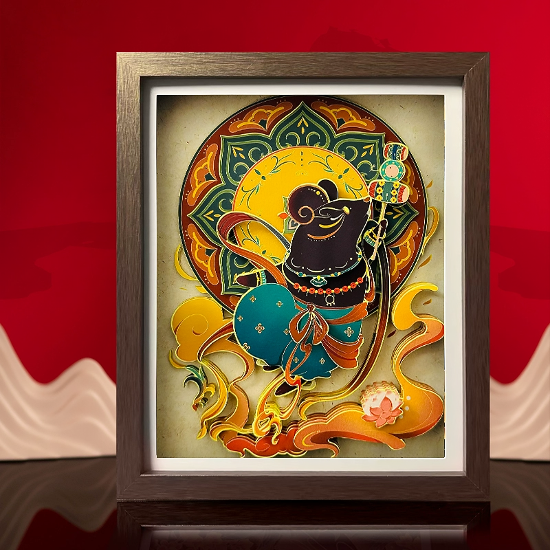 Chinese Zodiac Dunhuang Paper-Cut Ornament Personalized Art Gift-5